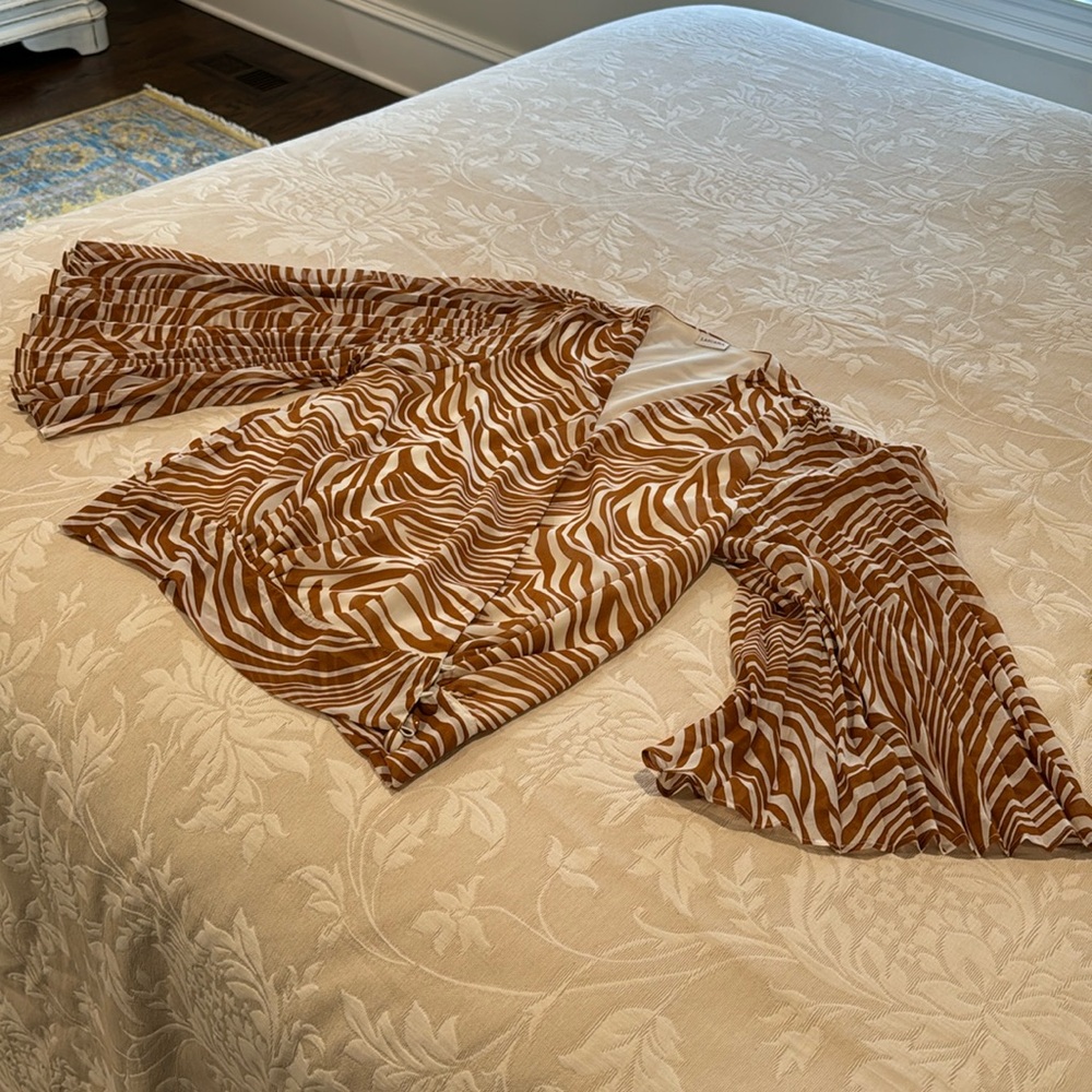 NWOT never worn Zebra Blouse